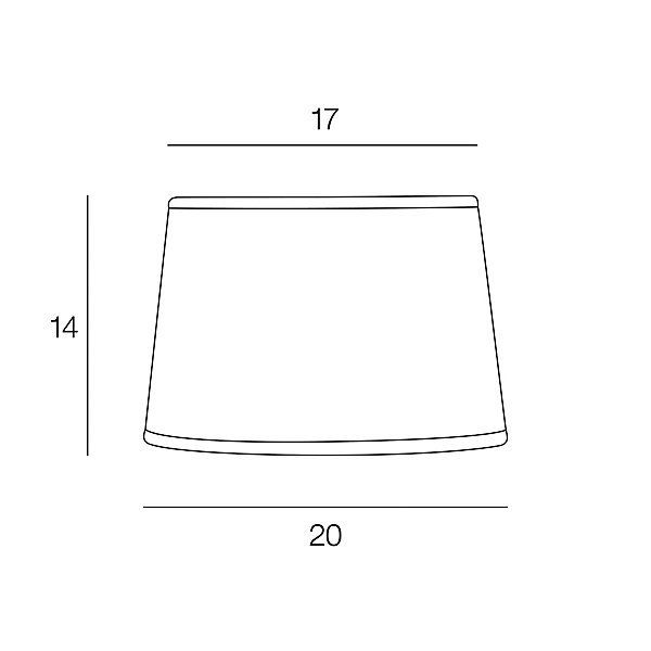 Abat-jour conique Storen tissu formes géométriques Ø20cm Corep