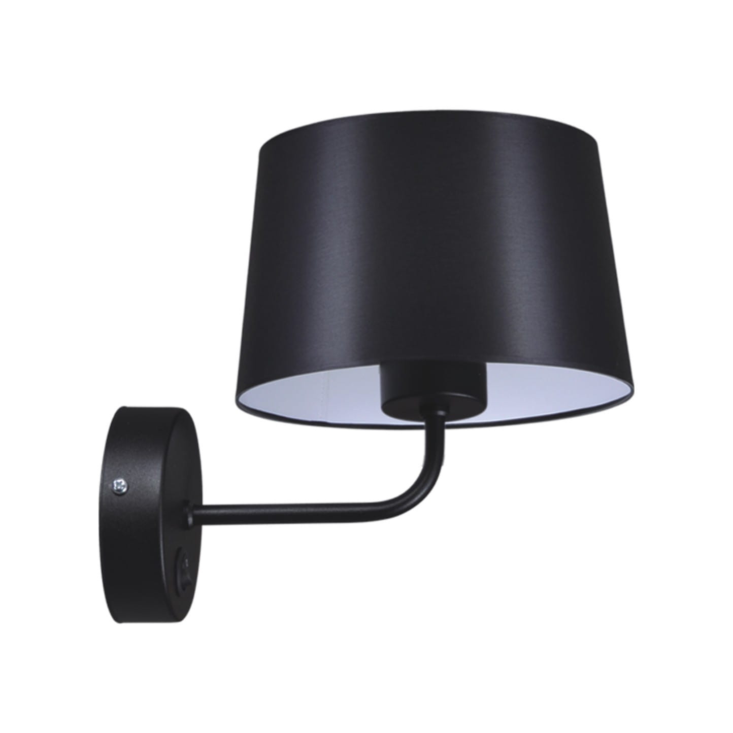 Kinkiet czarno-biały REMI 1xE27x60W wym:25x20x25cm IP20 Kaja