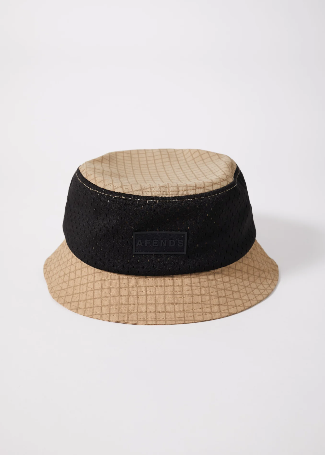 AFENDS Unisex Checkmate - Bucket Hat - Beach