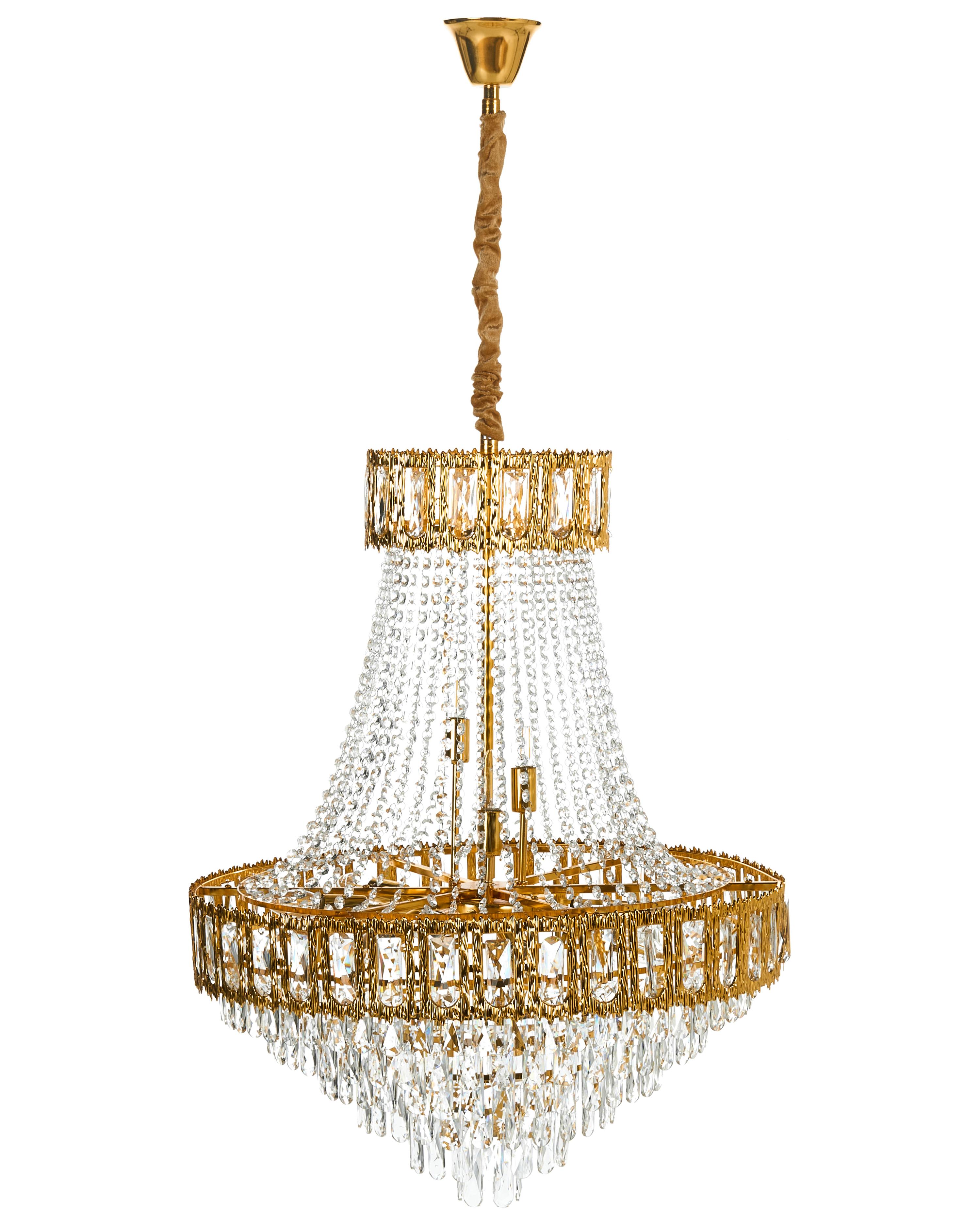 Chandelier MEKI Crystal Gold