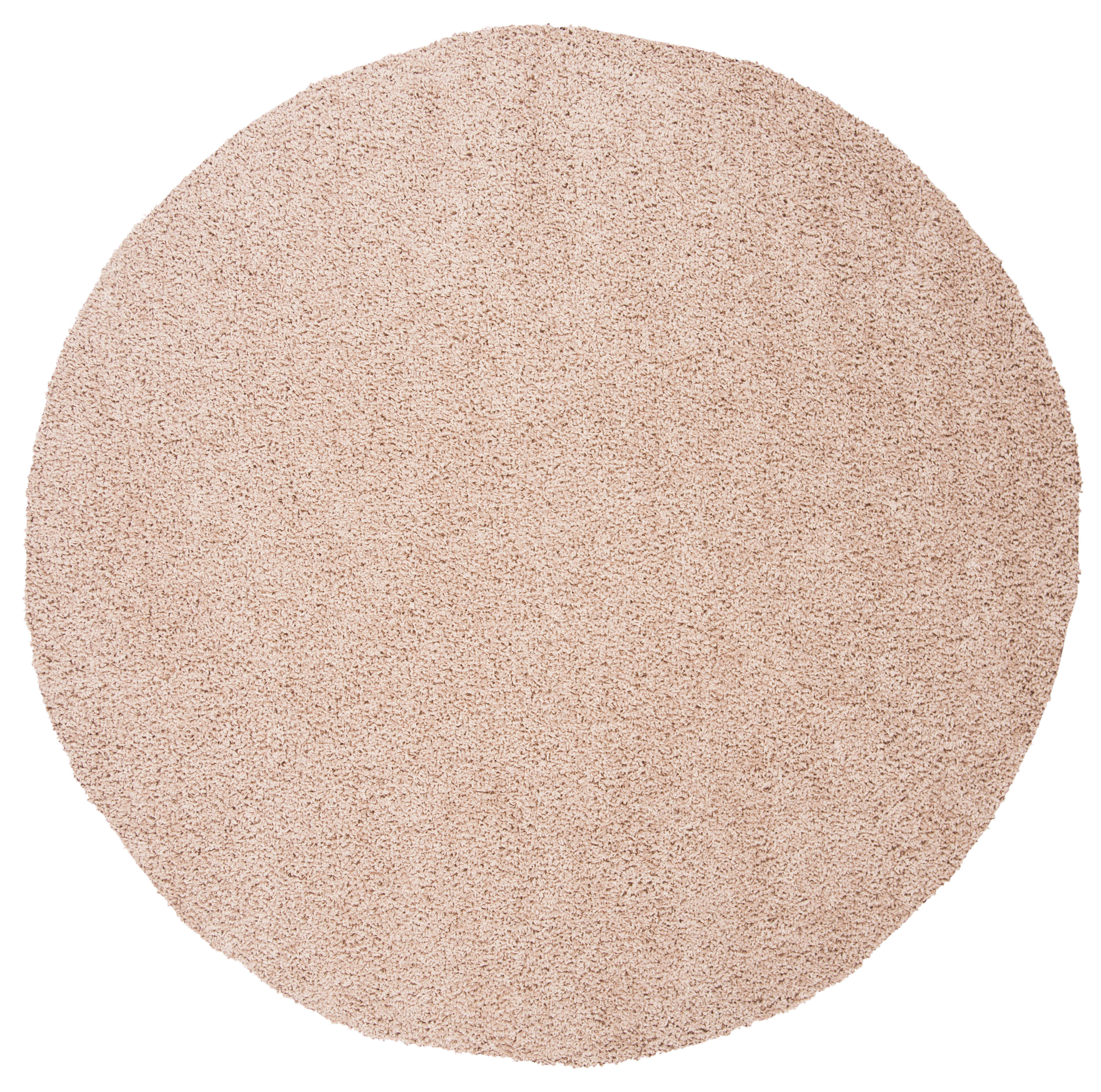 PRIMO SHAG - Tapis de salon interieur hirsute en beige, 201 x 201 cm