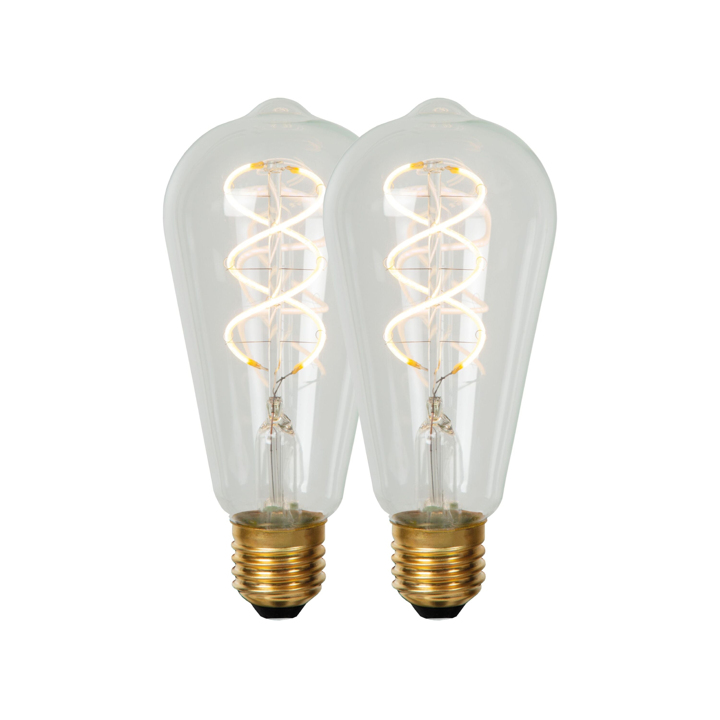 Lucide ST64 Filament lamp - Transparant (set van 2)