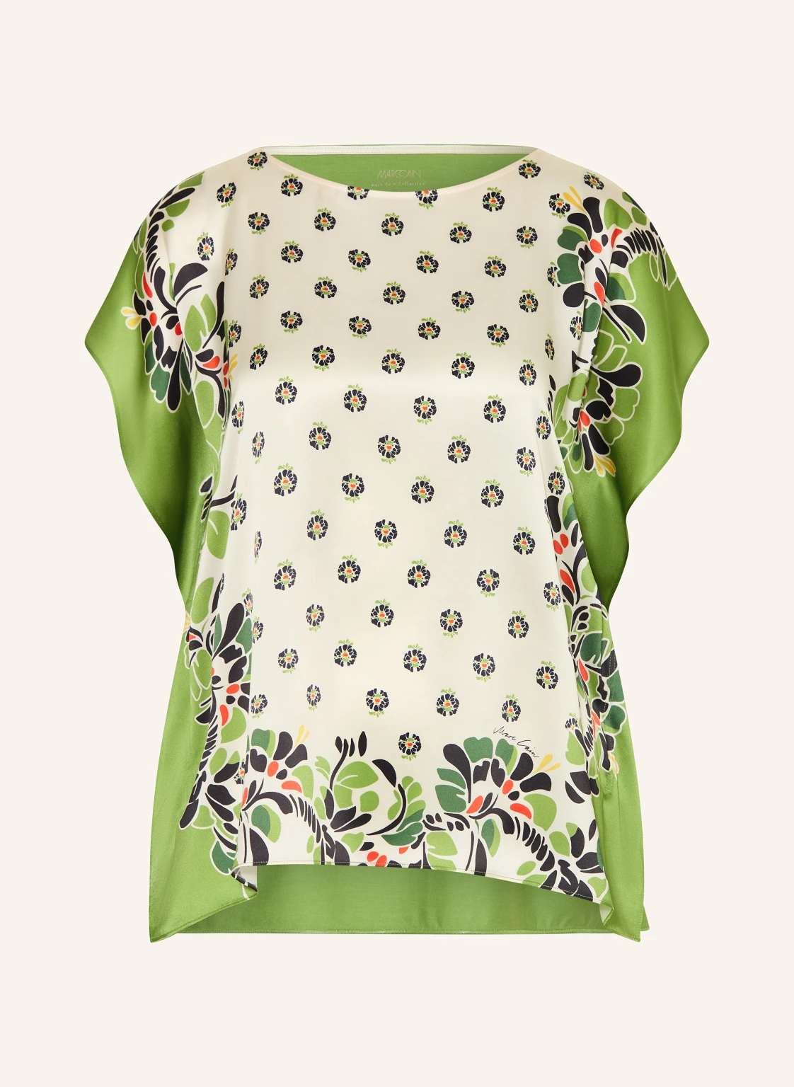 MARC CAIN Blusenshirt im Materialmix