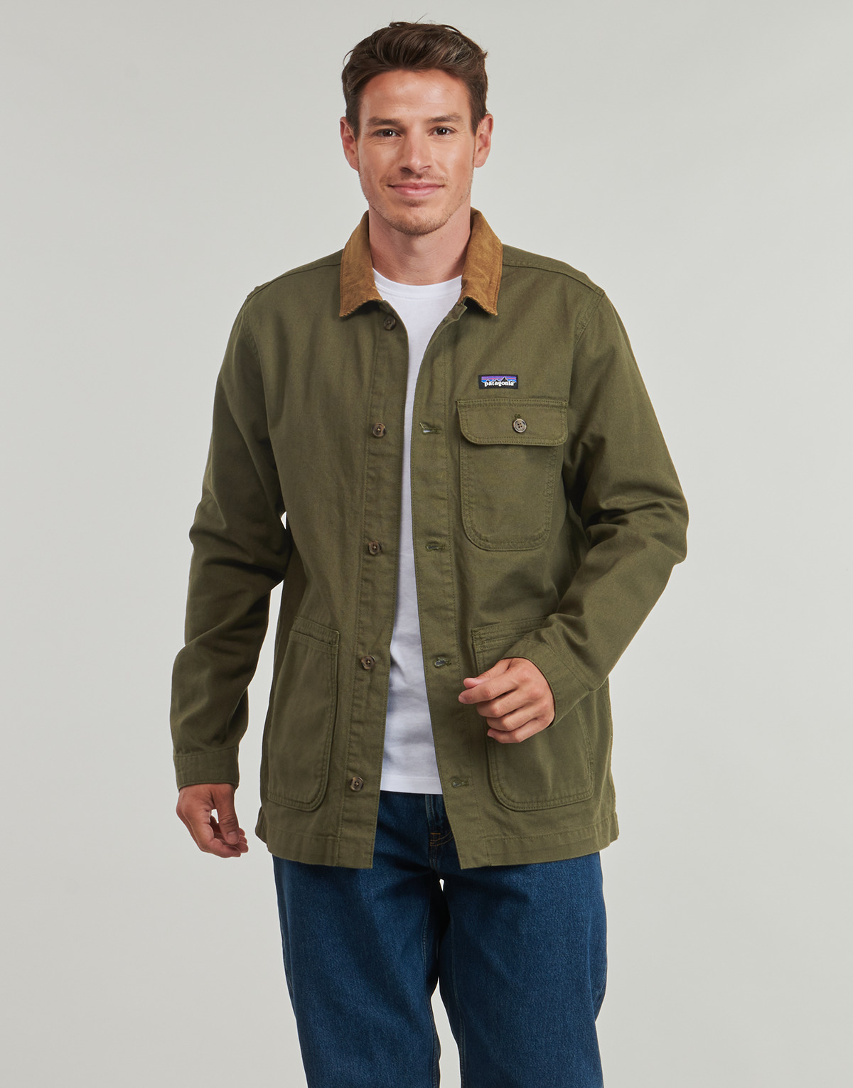 Patagonia - M'S POINT REYES CANVAS JKT - Kaki