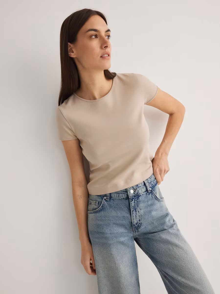 Mercerised Organic Cotton T-Shirt