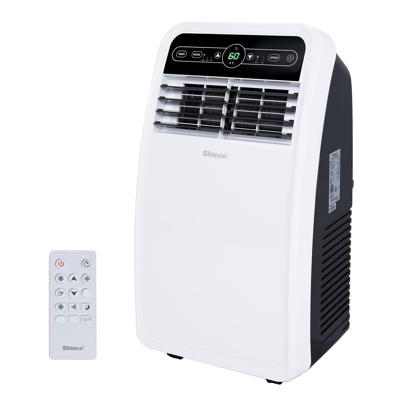 SHINCO 8,000 BTU Portable Air Conditioner for 350 sq.ft