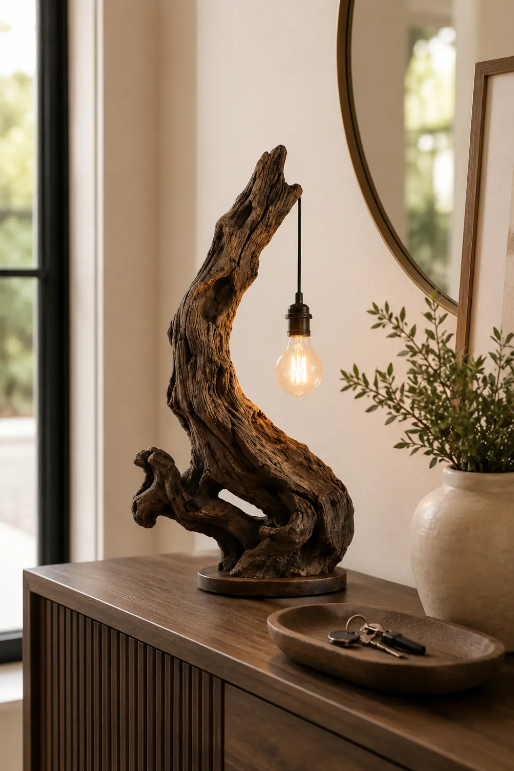 Wooden Art Lamp #WL125