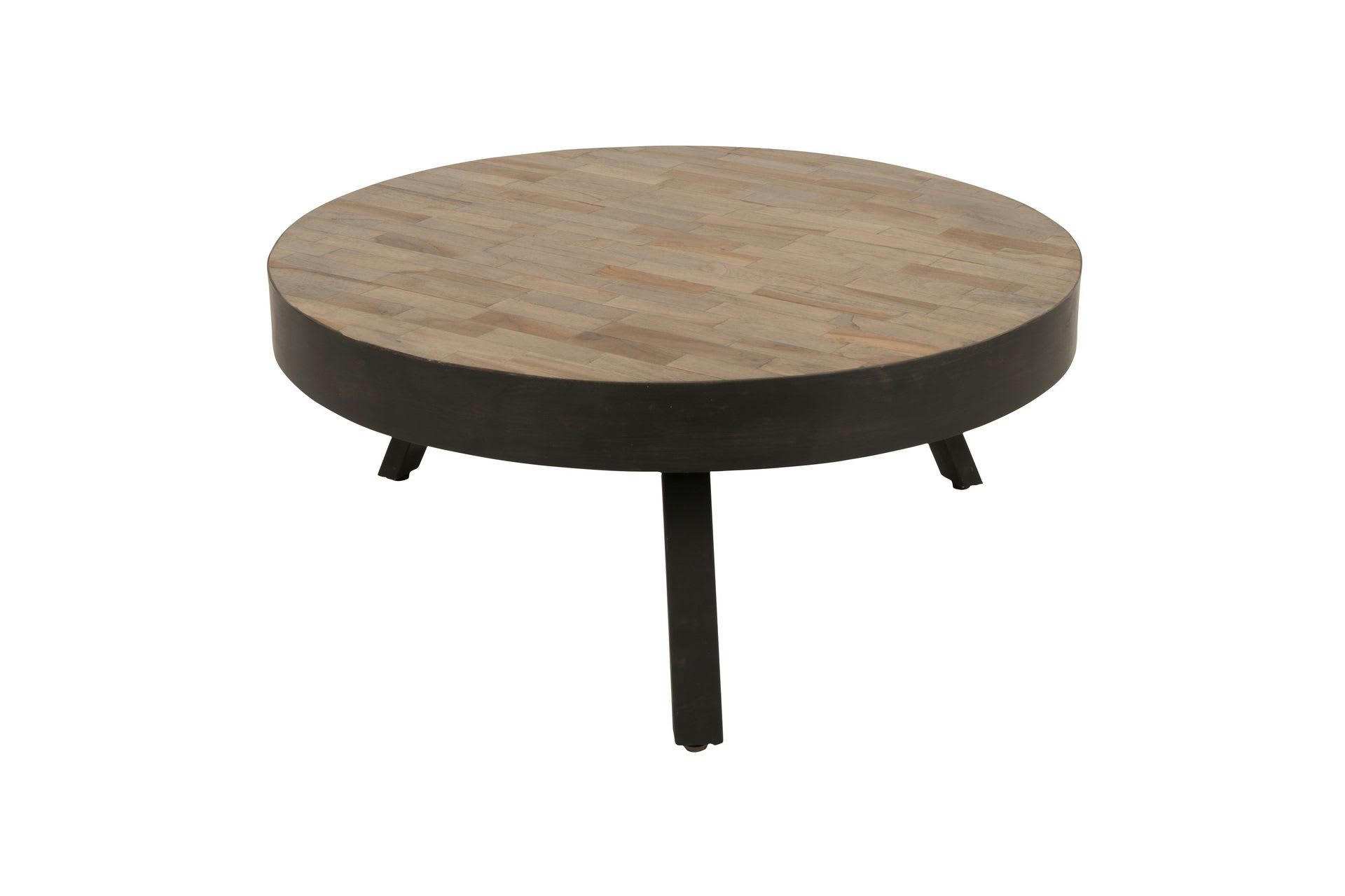 SURI - Table basse L en bois marron