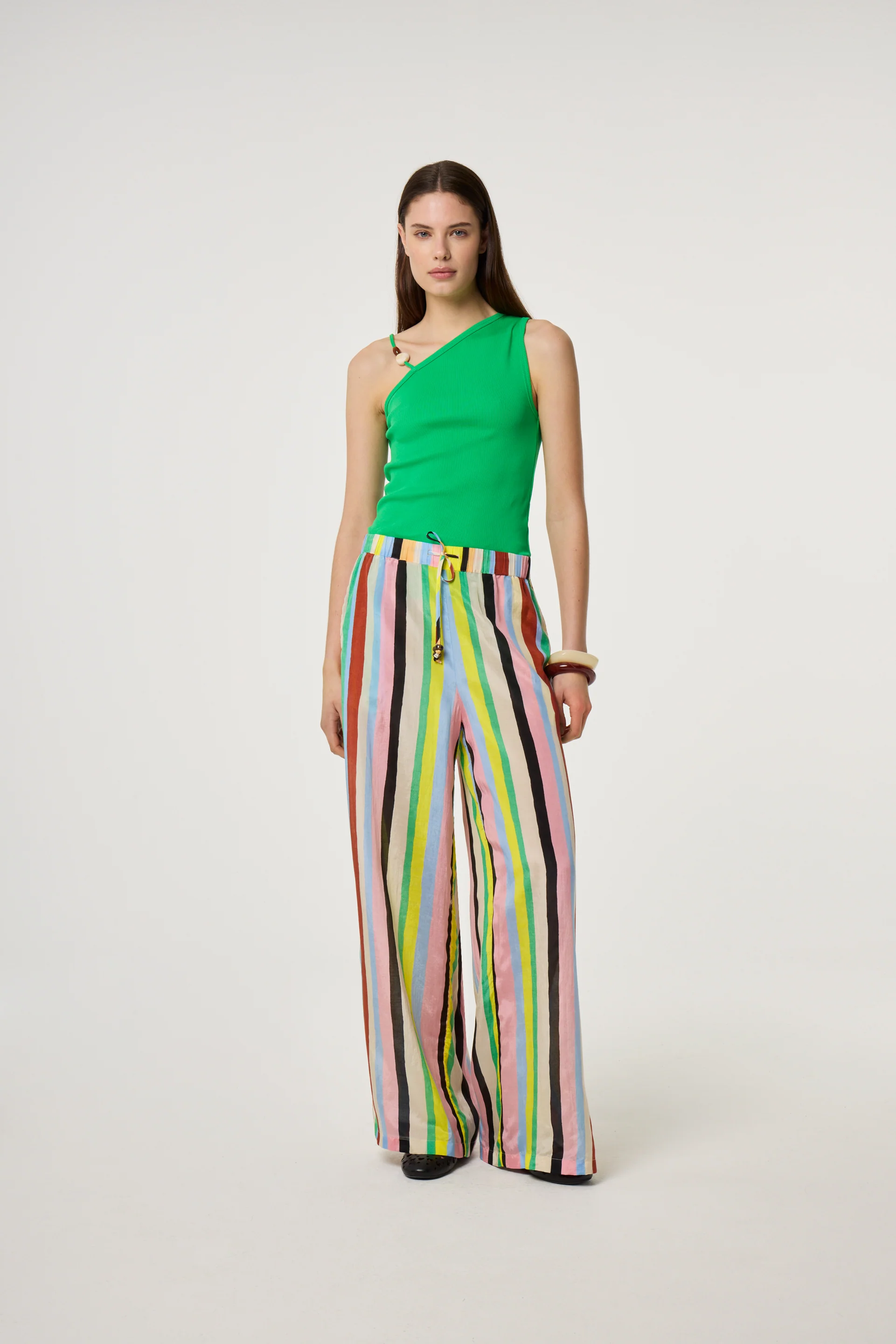 Praia Trousers | Light Blue/Navy
