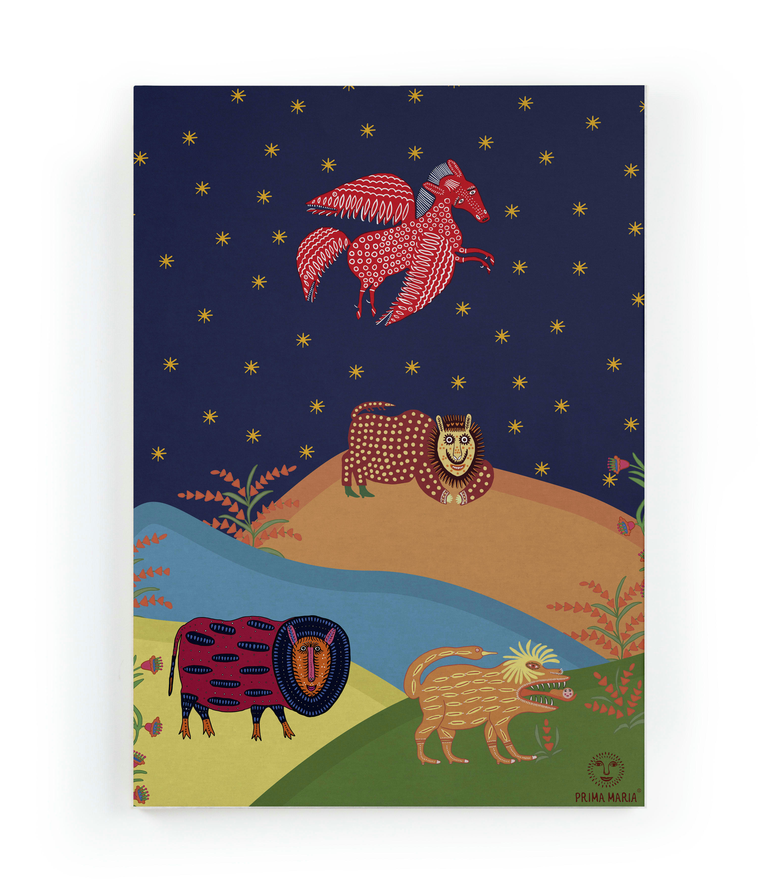 PRIMA MARIA LANDSCAPE - Peinture sur toile 60x40 Imprimé Cousine Maria Paysage