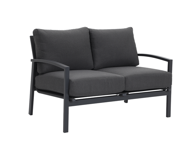 Jette 4 Seater Lounge Bundle - Gunmetal Grey
