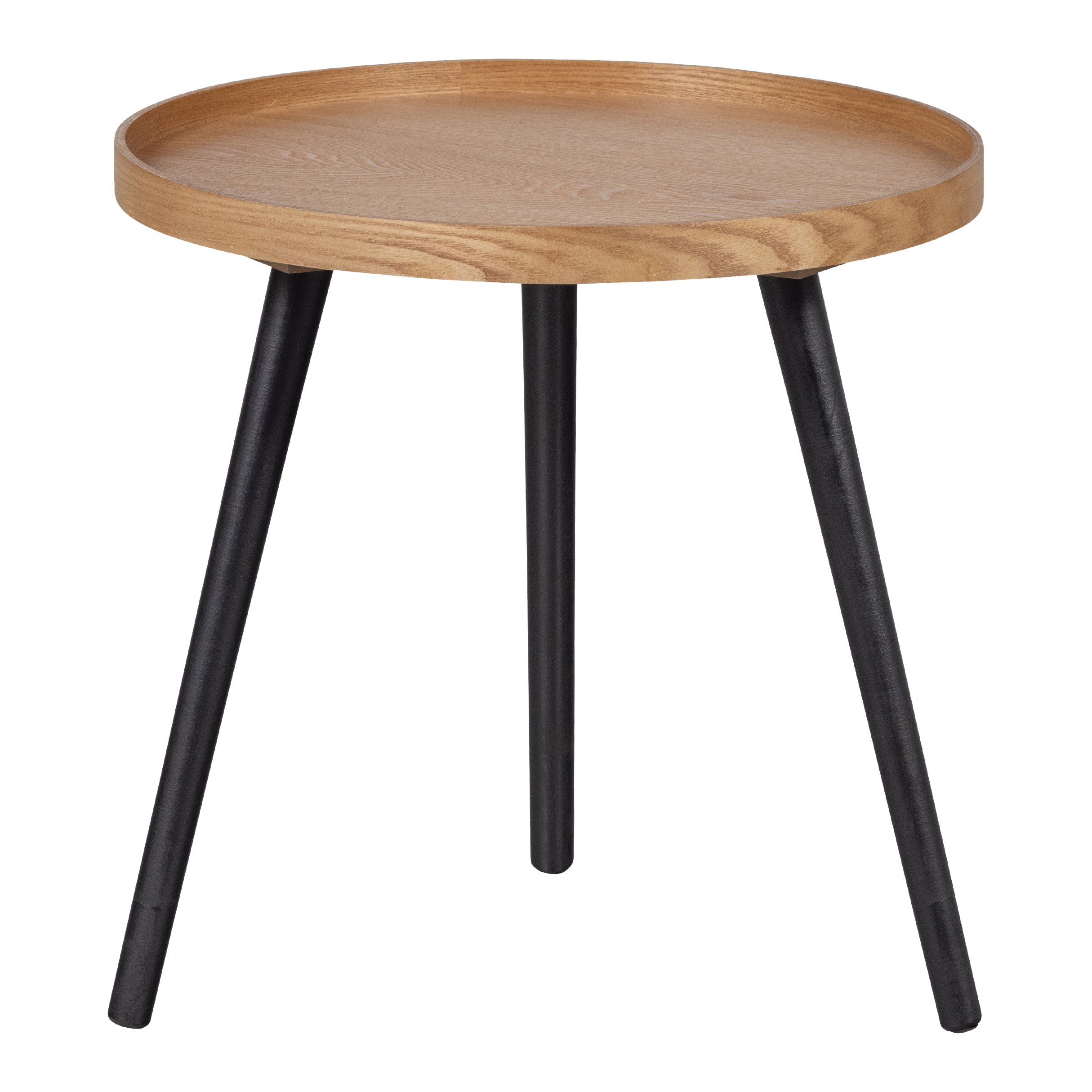WOOOD Mesa Bijzettafel H 45 x Ø 45 cm - Naturel