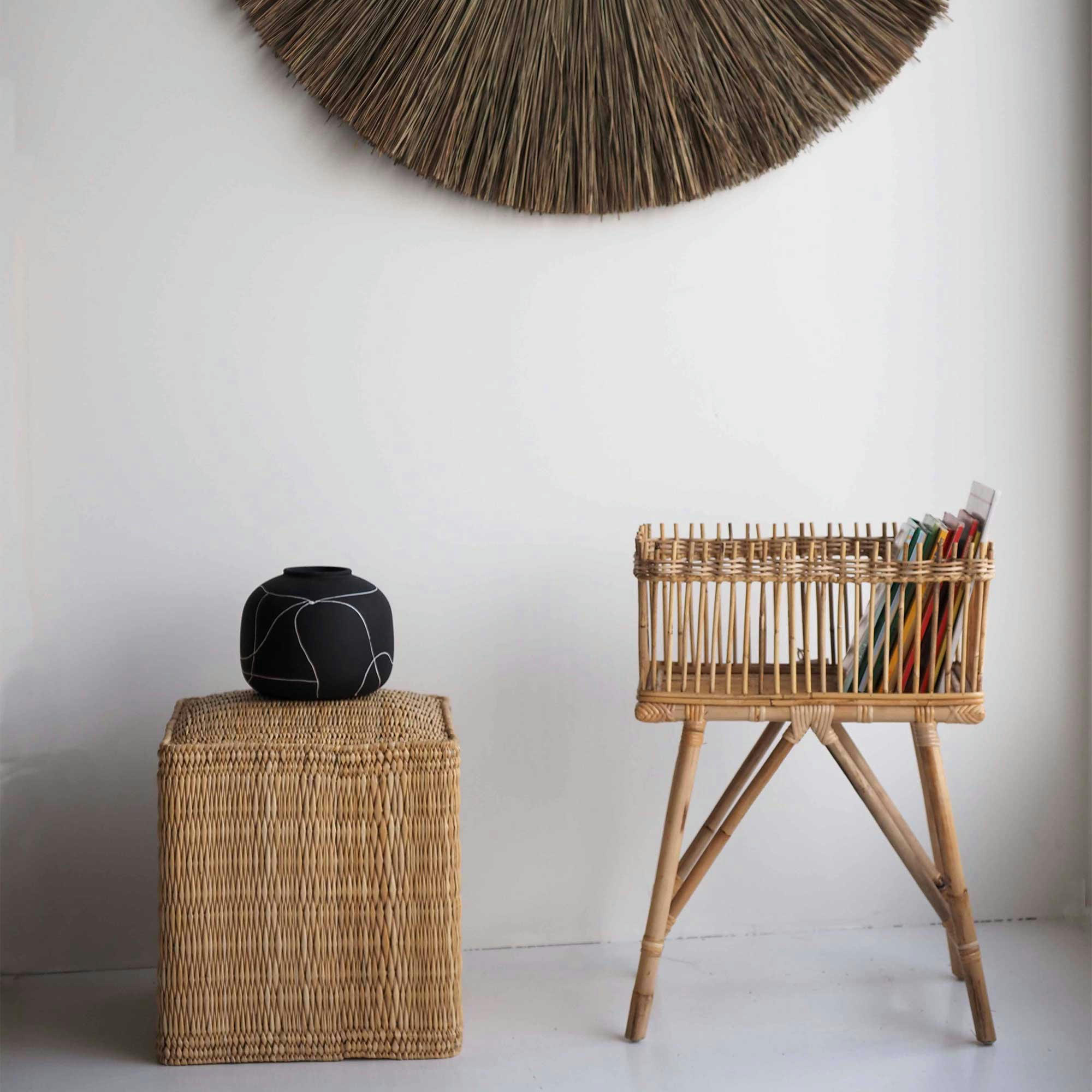 VERA - Porte - revues en rotin