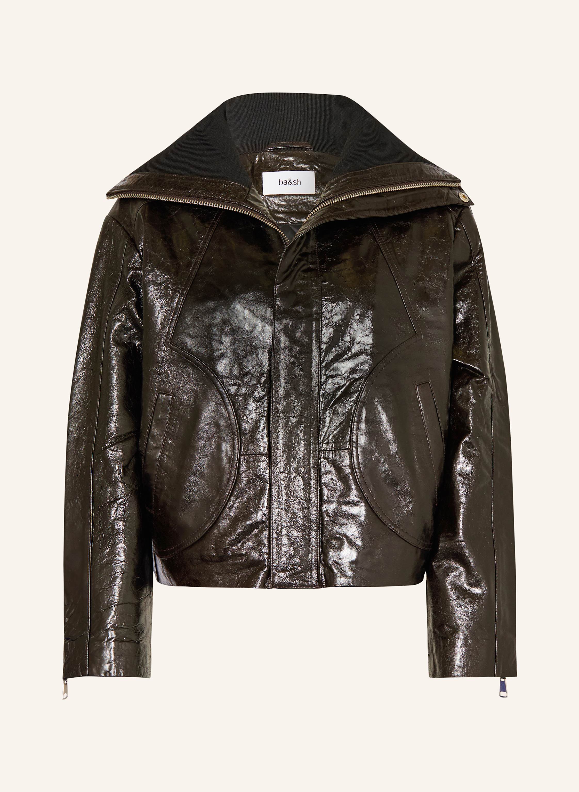 ba&sh Lederjacke BERNIE