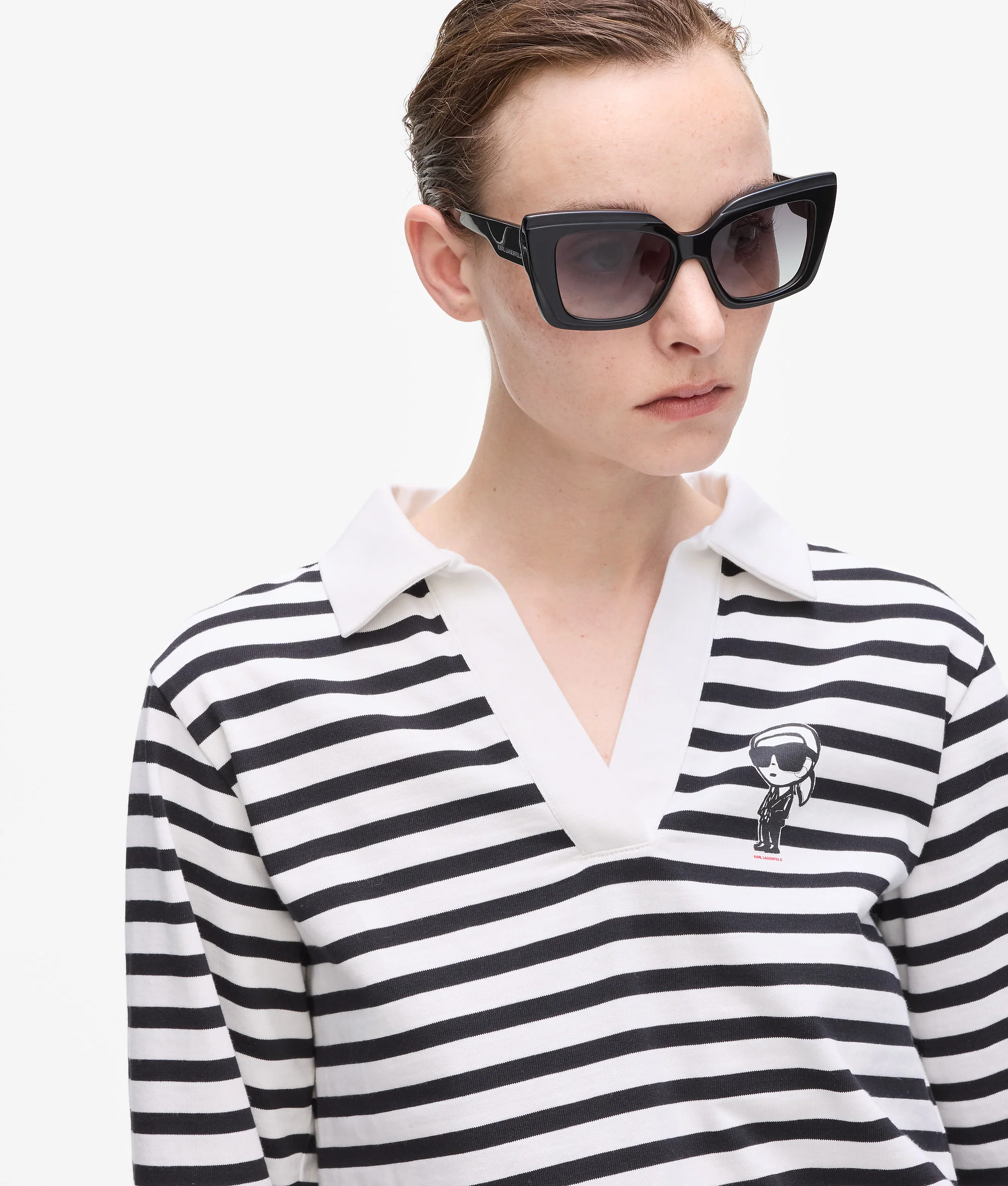 Lunettes de soleil épaisses avec logo