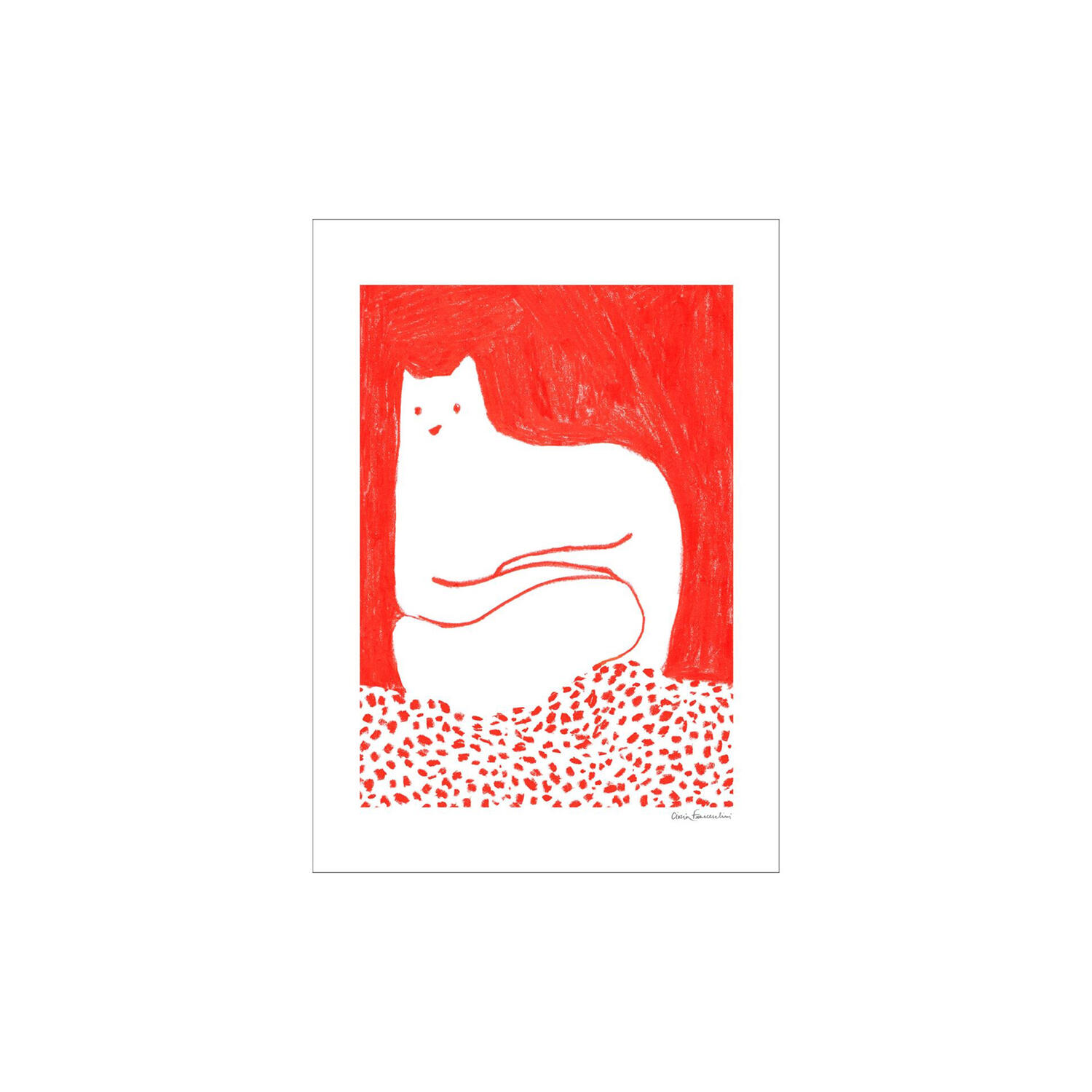 Cat in Red
