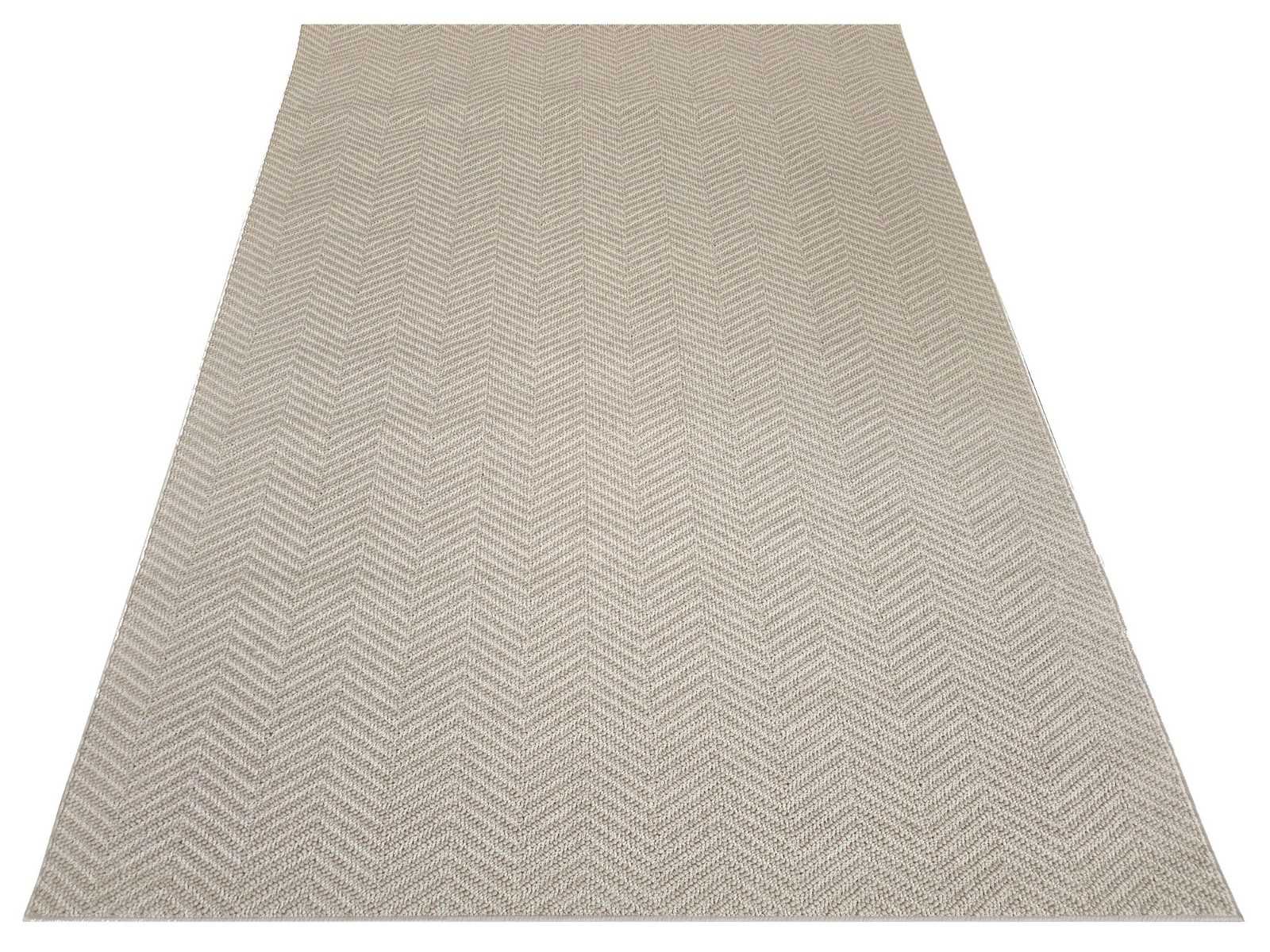 Dywan pętelkowy boucle Pure 003 beżowo-kremowy modny do sypialni 060x100