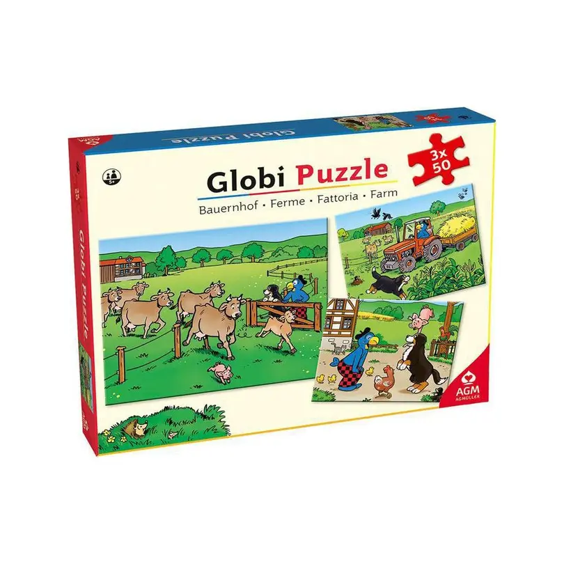 Puzzle 3er-Set Globi