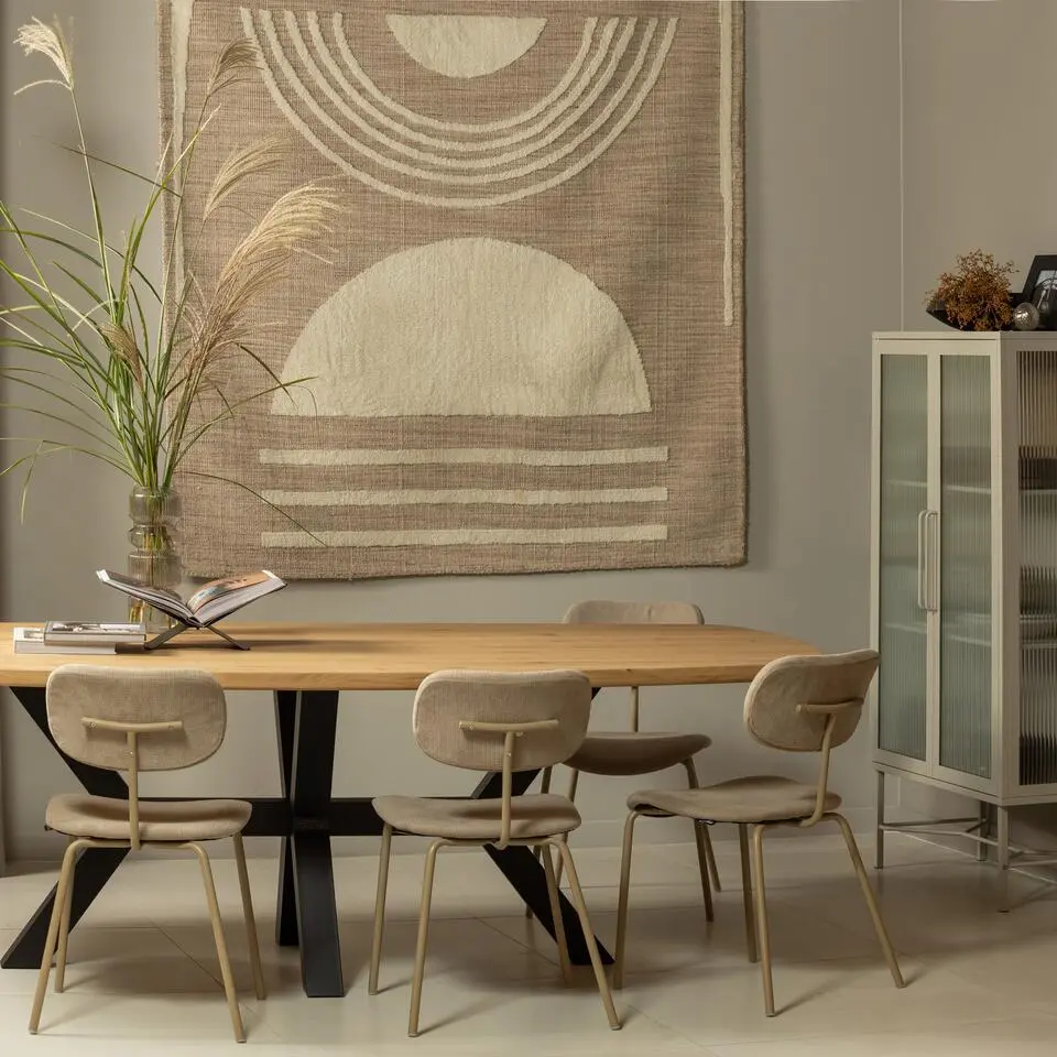 WOOOD Tablo Tafelpoot - Metaal - Zwart - 75x79x71