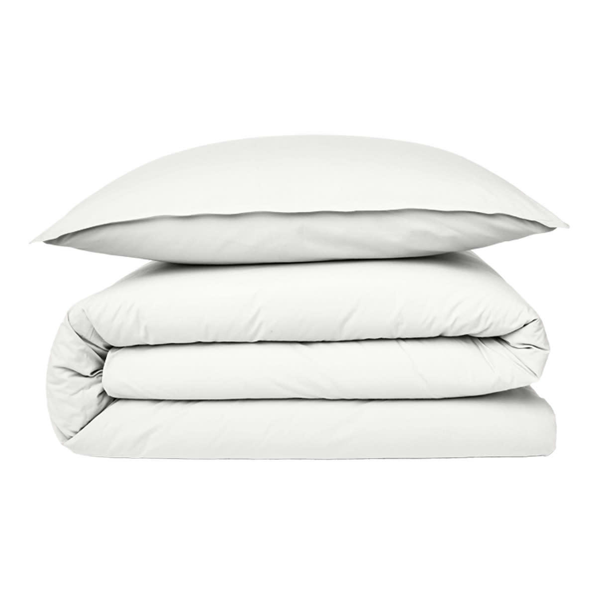 COTON UNIS - Parure housse de couette + taies 64x64cm coton  unie