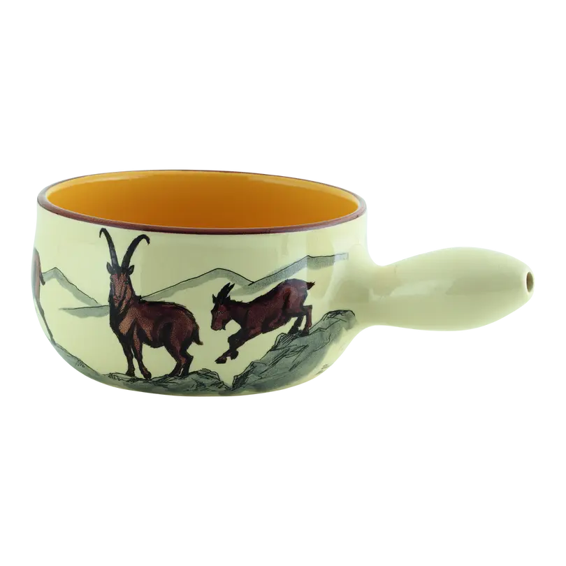 Fondue Caquelon Steinbock