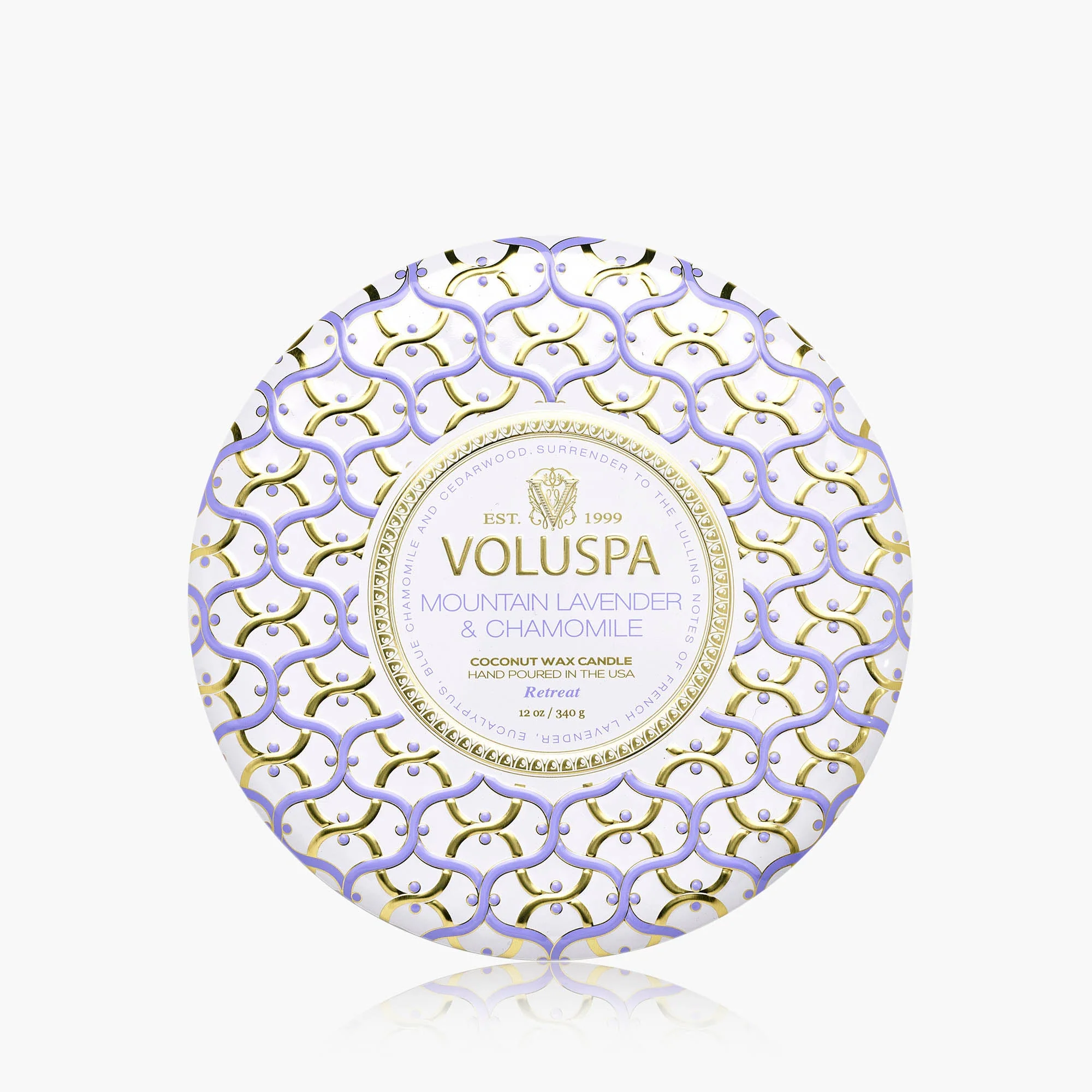 Mountain Lavender & Chamomile - 3 Wick Tin Candle