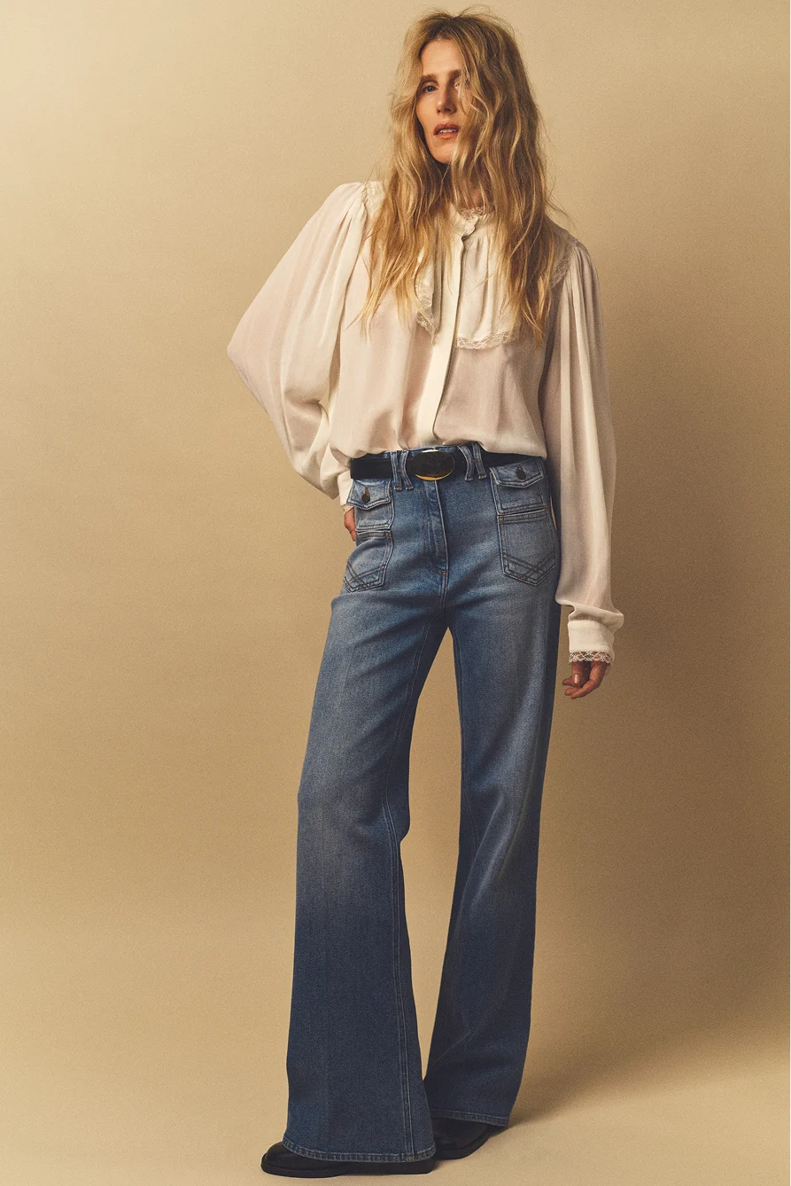 Jean flare denim brut - ANNA
