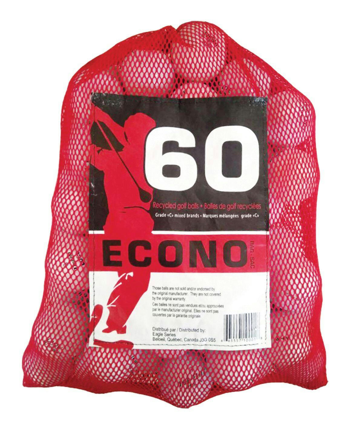 Eagle: 60 Mixed Recycled Golf Balls