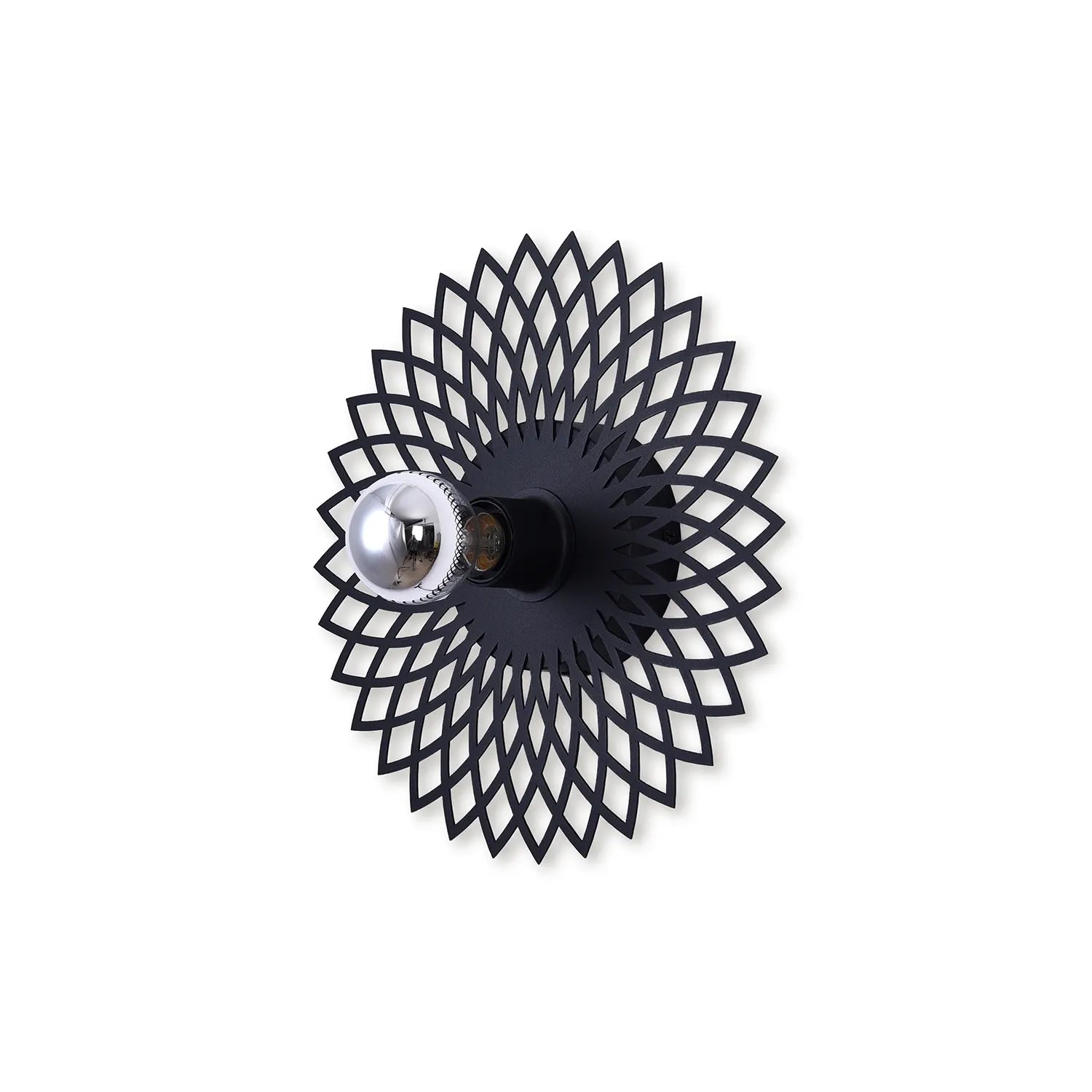Ylumen wandlamp Ombra - 1 lichts - 7.5 x 30  cm - zwart