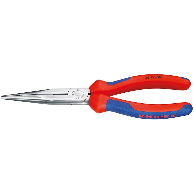 Pince à bec de cigogne demi rond Isol 200 mm KNIPEX
