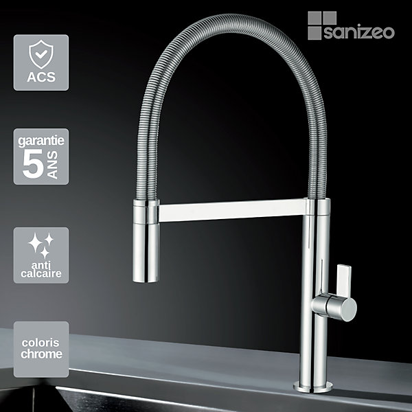 Mitigeur de Cuisine avec Douchette LAOS Chrome - GCE011 IMEX PRODUCTS