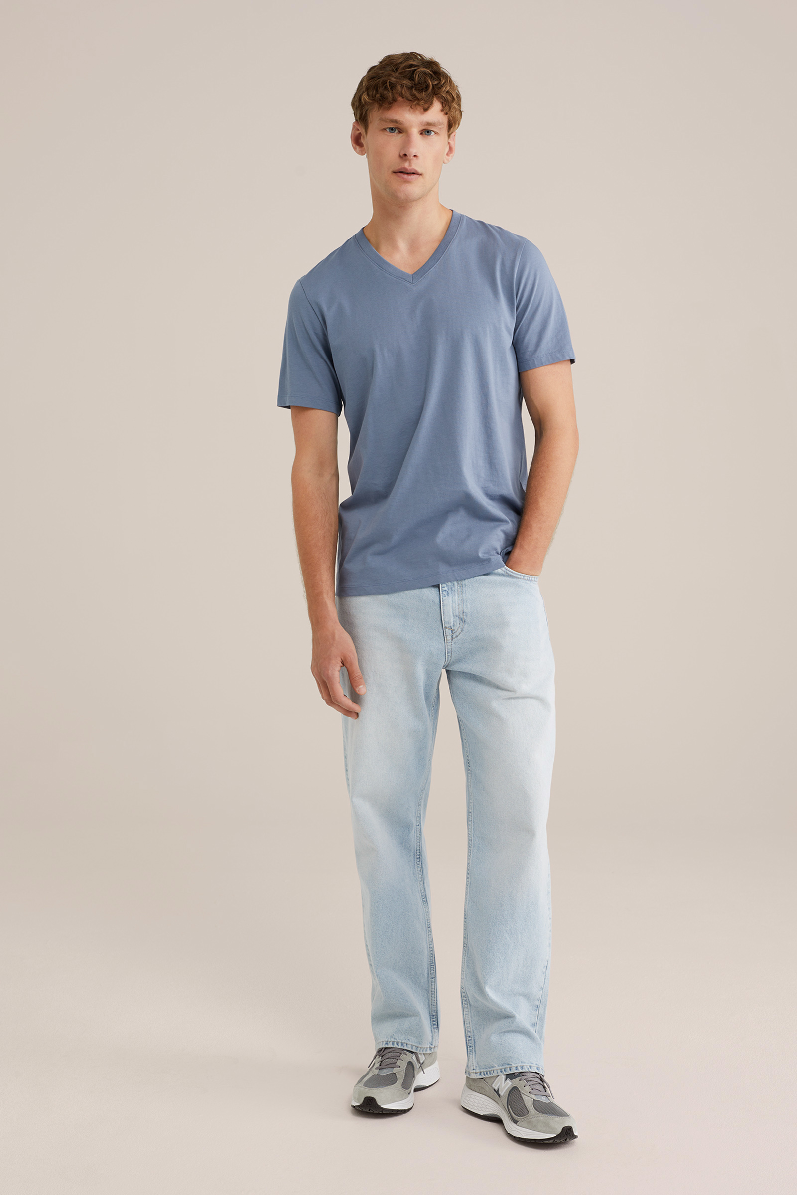 Heren Regular fit T-shirt van 100% katoen