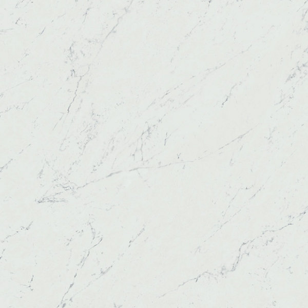 Carrelage effet Marbre Blanc Carrare 120x120x0,9 cm Brillant Marvillo - Sol et mur intérieur (vendu par carton de 2,88 m²) - RO'MA