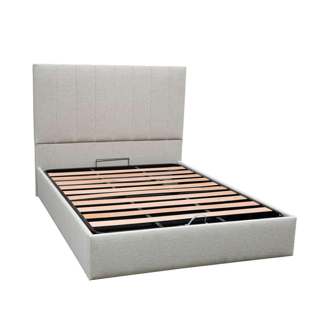 - Lit Coffre  180x200  Coloris Beige