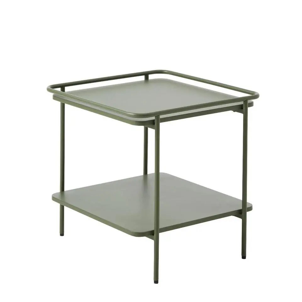 Nordic Home - Millie bijzettafel 45x45 cm - olijfgroen