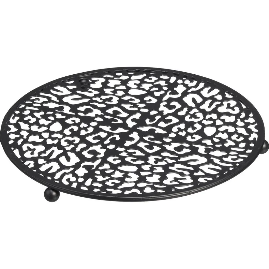 Kwantum Kerstservies | Onderzetters | Onderzetter Panter  Zwart