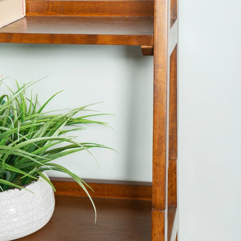 Meade Mid-century Modern Ladder Bookcase