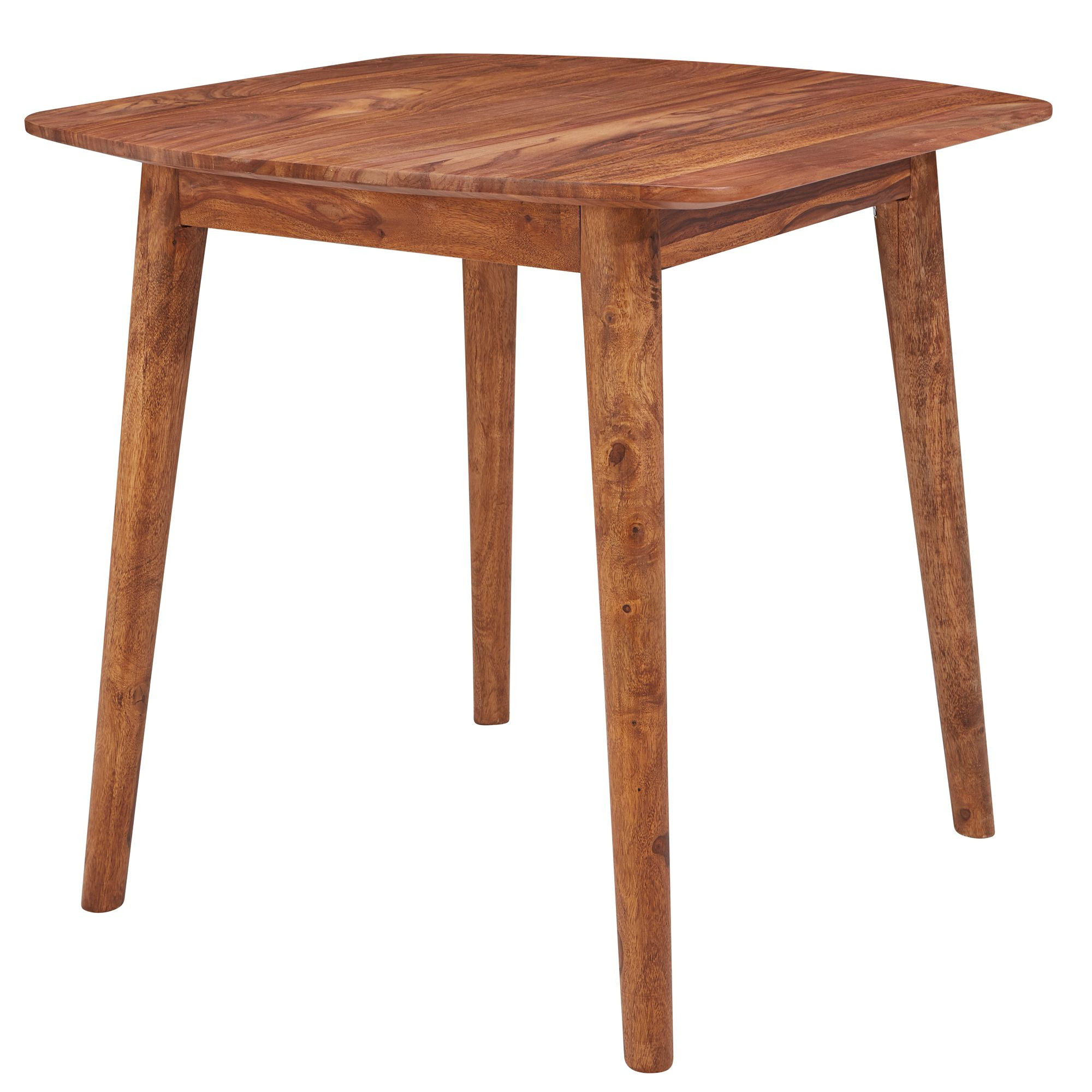 FineBuy Stół do jadalni drewno brązowy 80 cm