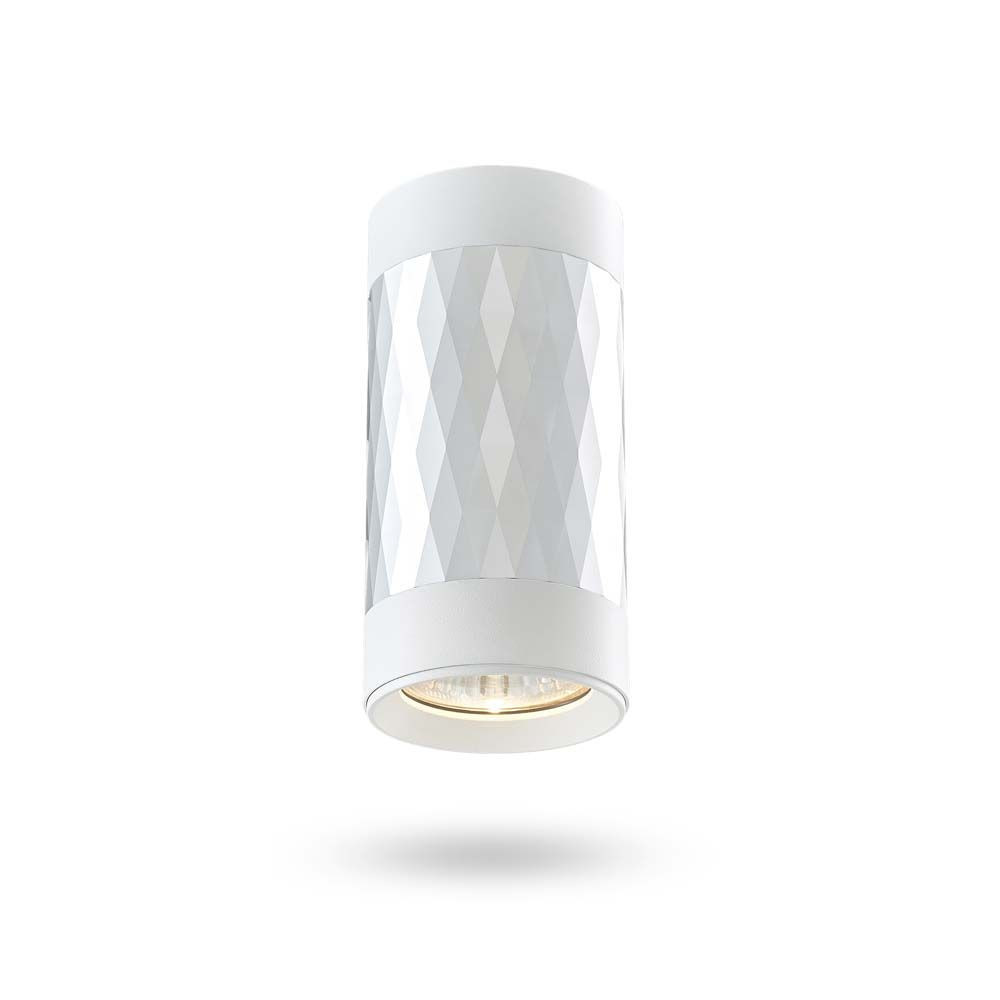 Spot okrągły srebrny Trevor 1xGU10x30W wym:12x6x6cm IP20 Videx