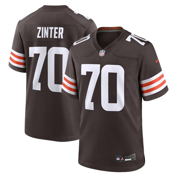 Zak Zinter Cleveland Browns Nike Team Game Jersey -  Brown