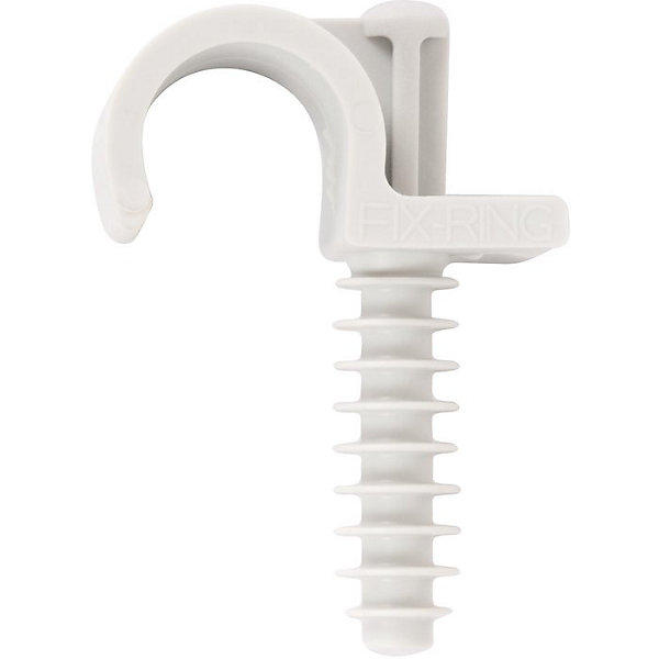 Collier cheville plastique simple - Tube Diamètre 25 mm - Vendu par 100 - IFix-Ring - ING Fixation