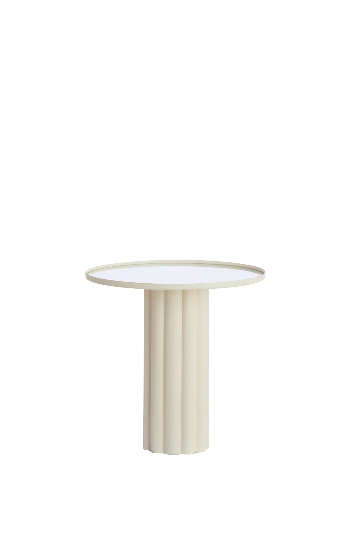 Light & Living bijzettafel ROSARIO - Ø51x50cm - wit