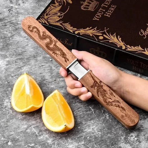 NNEOBA Dragon & Phoenix Double Knife &ndash; High-Hardness Tactical & Camping Knife Set