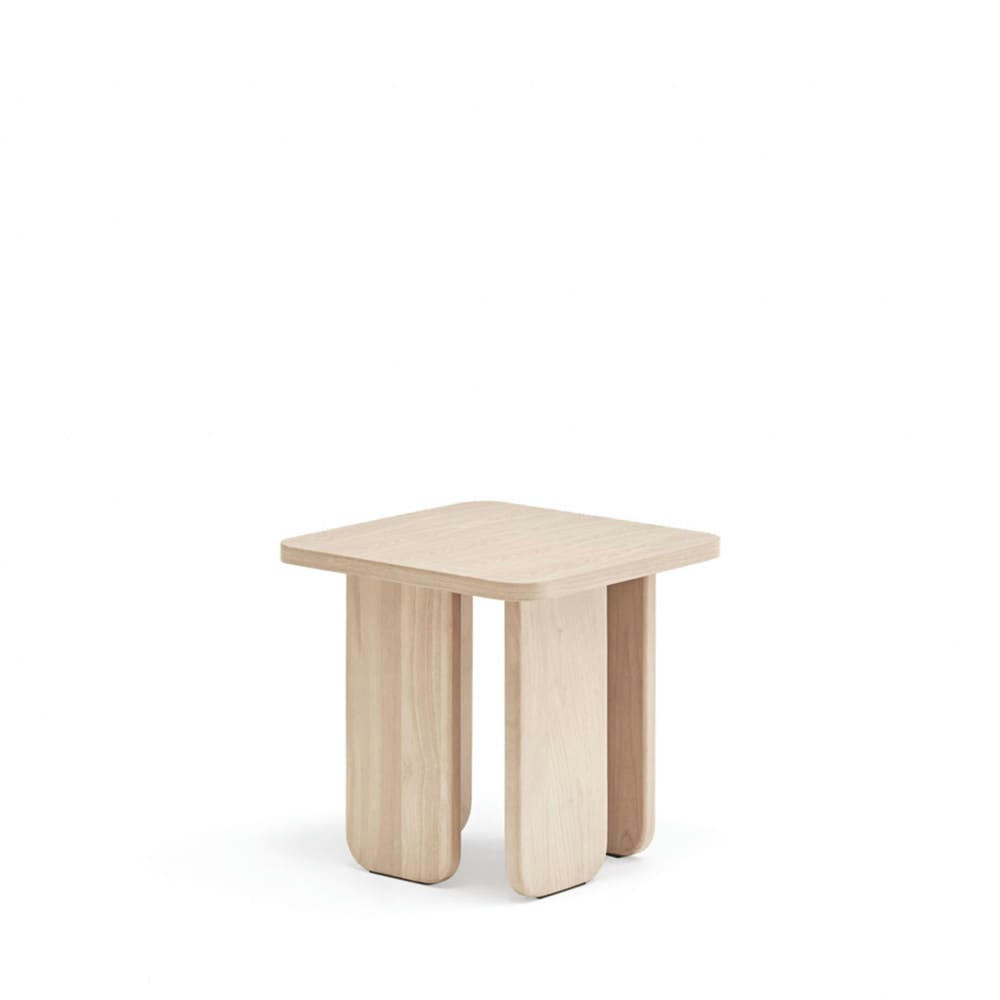 ARQ - Table d'appoint carrée en bois clair