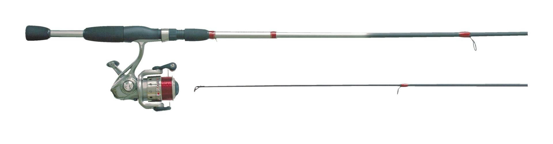 Quantum Traveller Spinning Fishing Rod and Reel Combo, Anti-Reverse, Medium-Light, Right Hand, 6-ft, 2-pc