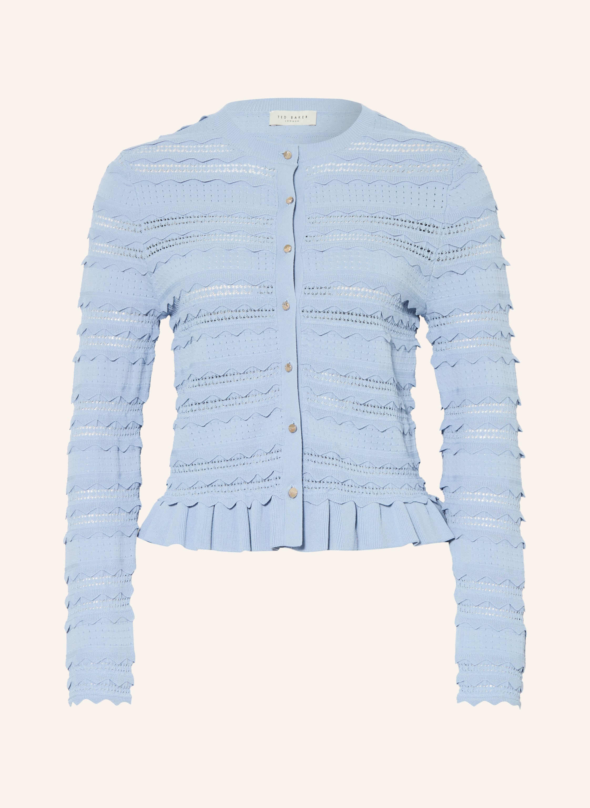 TED BAKER Strickjacke AVRIA mit Rüschen