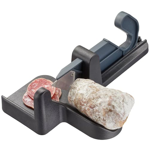 New Gefu Tranche Stainless Steel Sausage & Food Slicer | Black