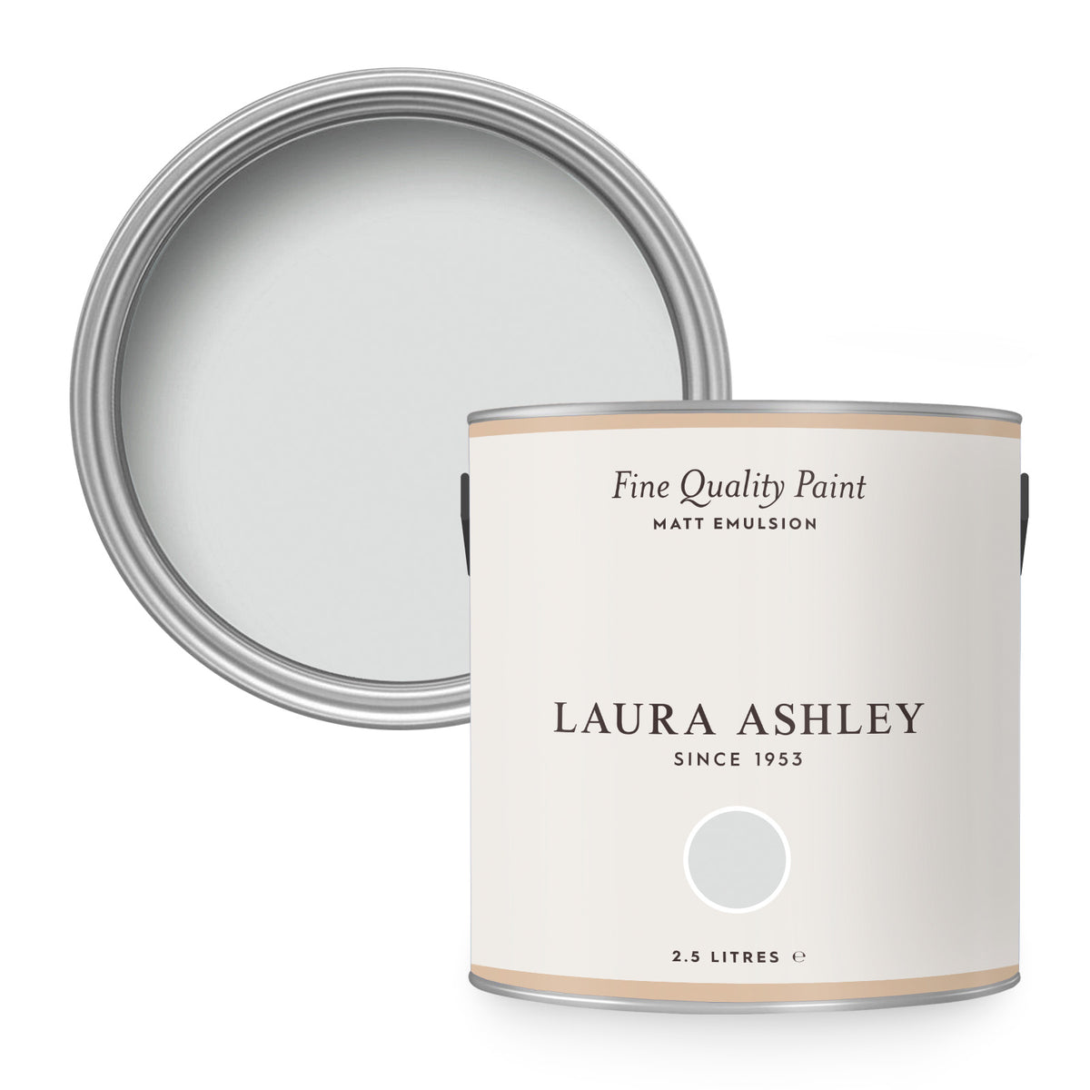 Laura Ashley Muurverf Mat Powder Grey 2,5 liter
