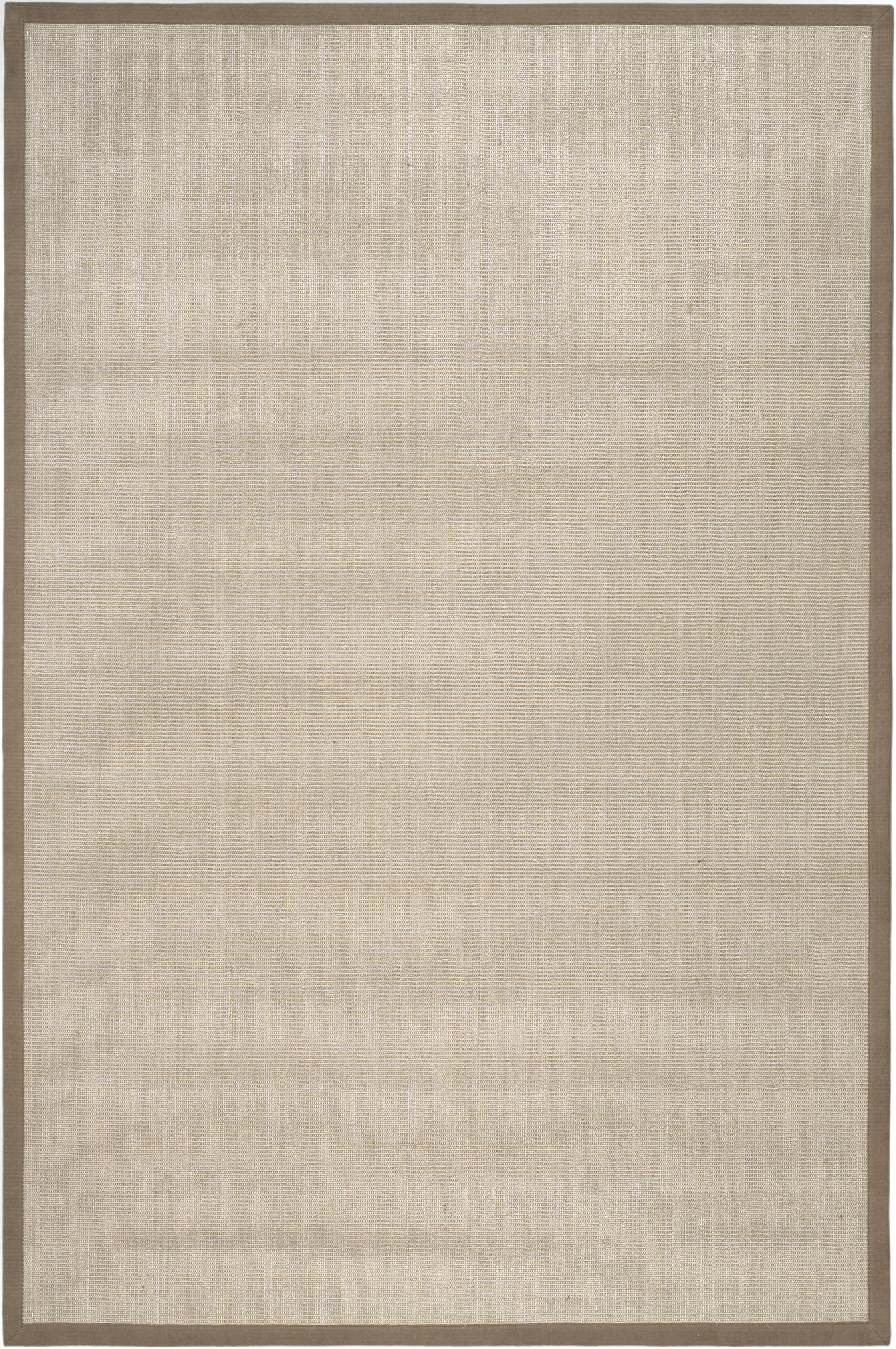 NATURAL FIBER - Tapis de salon interieur en taupe & marron clair, 183 x 274 cm