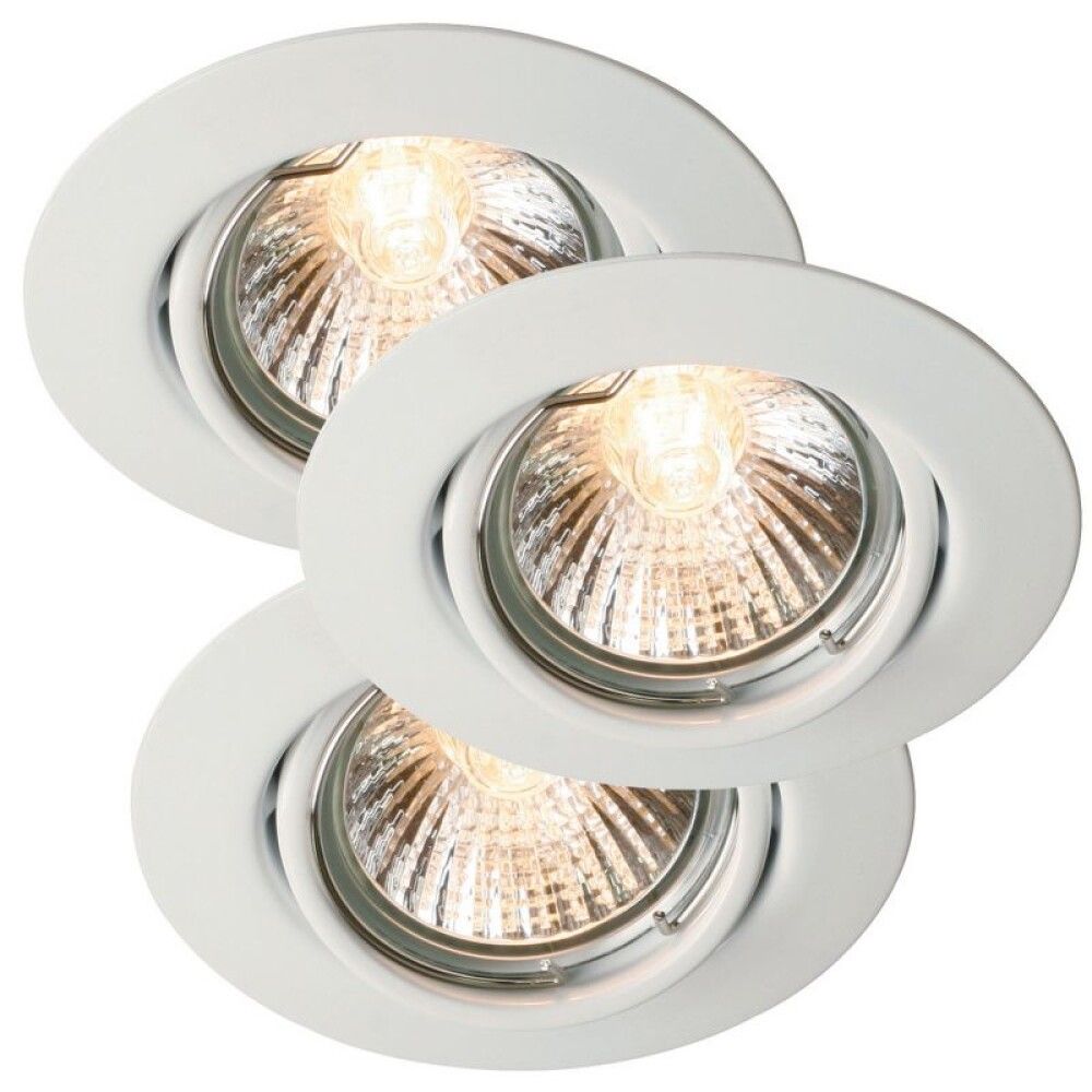 INNBYGGINGSPOT NORDLUX TRITON 3STK HVIT